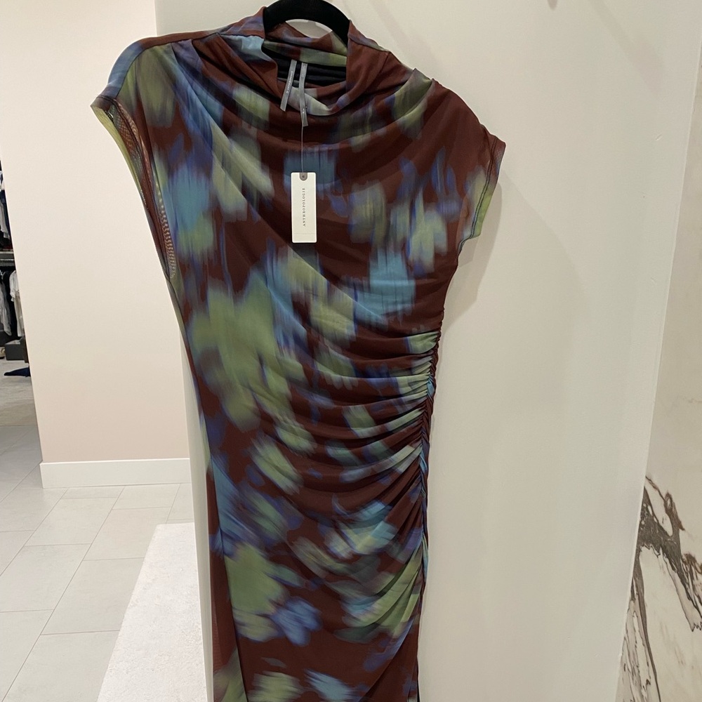 NWT ANTHROPOLOGIE The Maya Fitted Dress